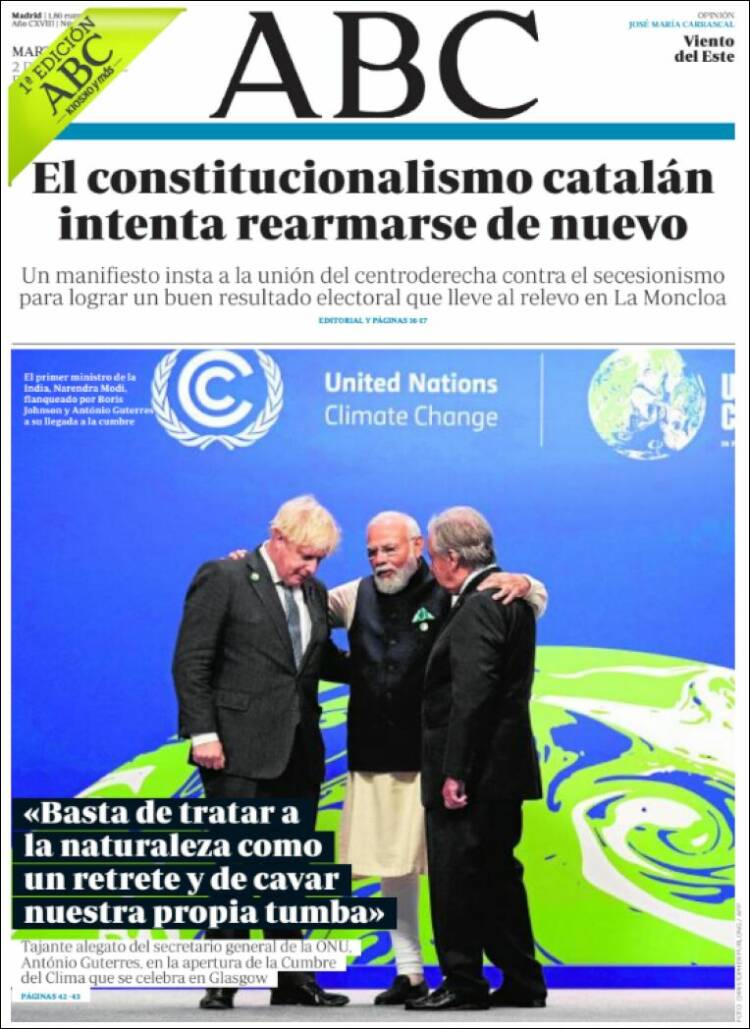 Portada de ABC (España)