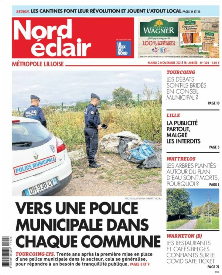 Portada de Nord Éclair (Francia)