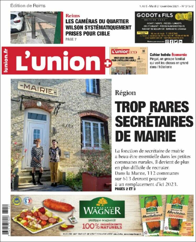 Portada de L'Union (Francia)