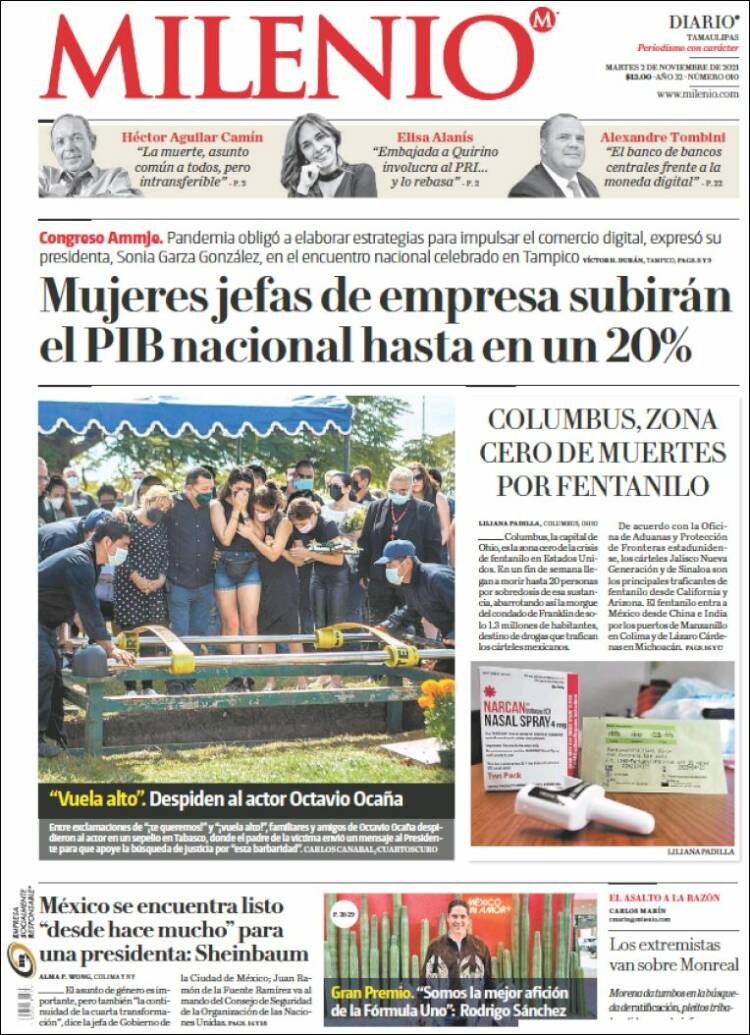 Portada de Milenio - Tamaulipas (M&eacute;xico)