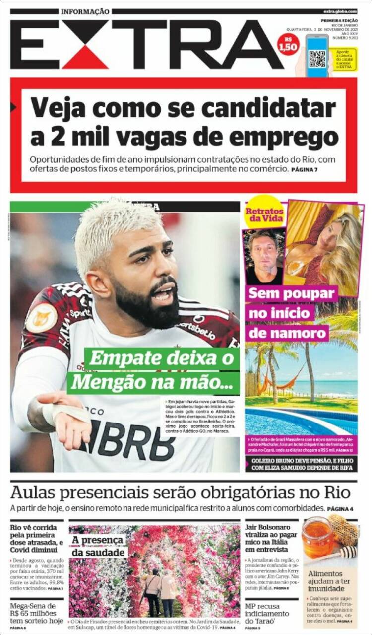 Portada de Extra (Brasil)