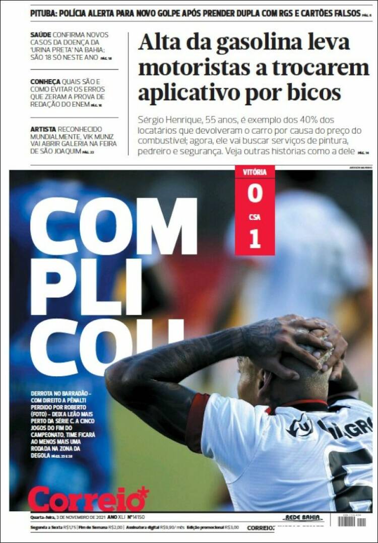 Portada de Correio* (Brasil)