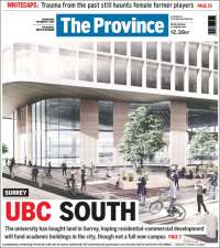 Portada de The Province (Canadá)