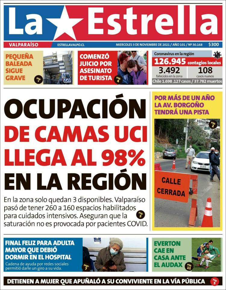 Portada de Estrella de Valparaiso (Chile)