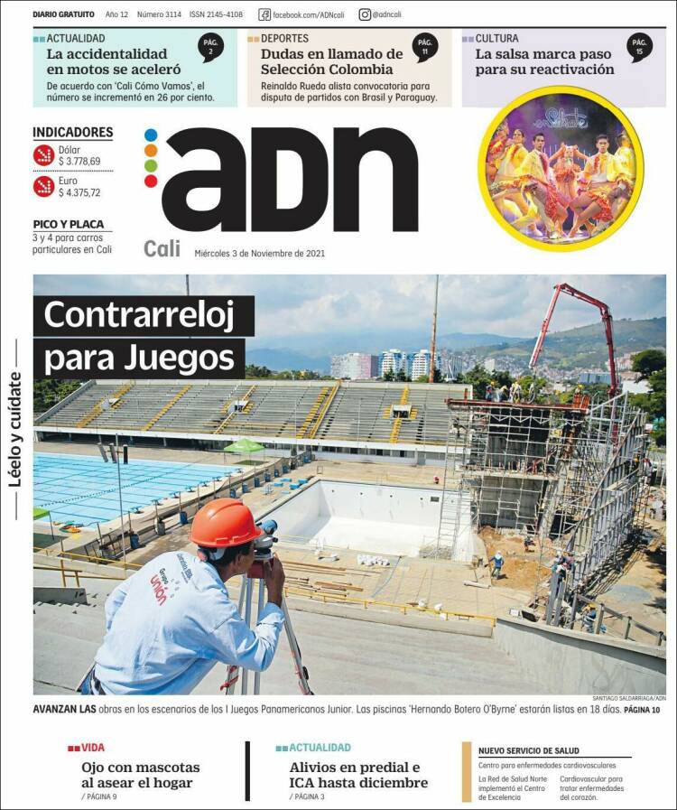 Portada de ADN - Cali (Colombia)