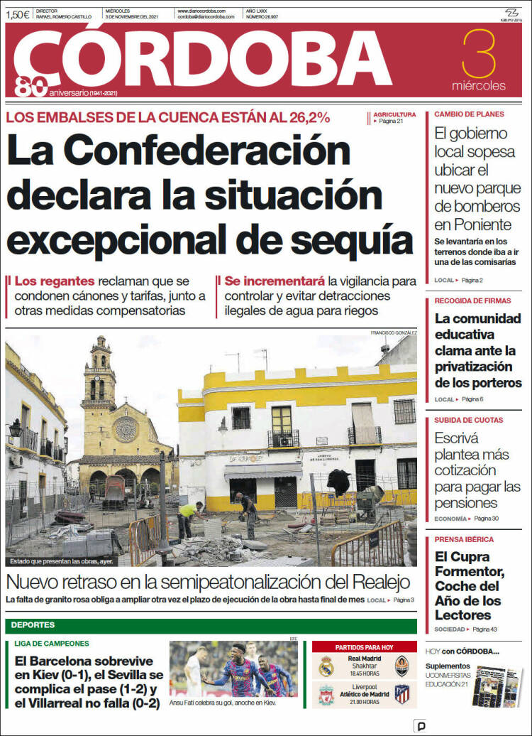 Portada de Diario de Córdoba (Espa&ntilde;a)