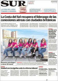 Portada de Diario el Sur (España)