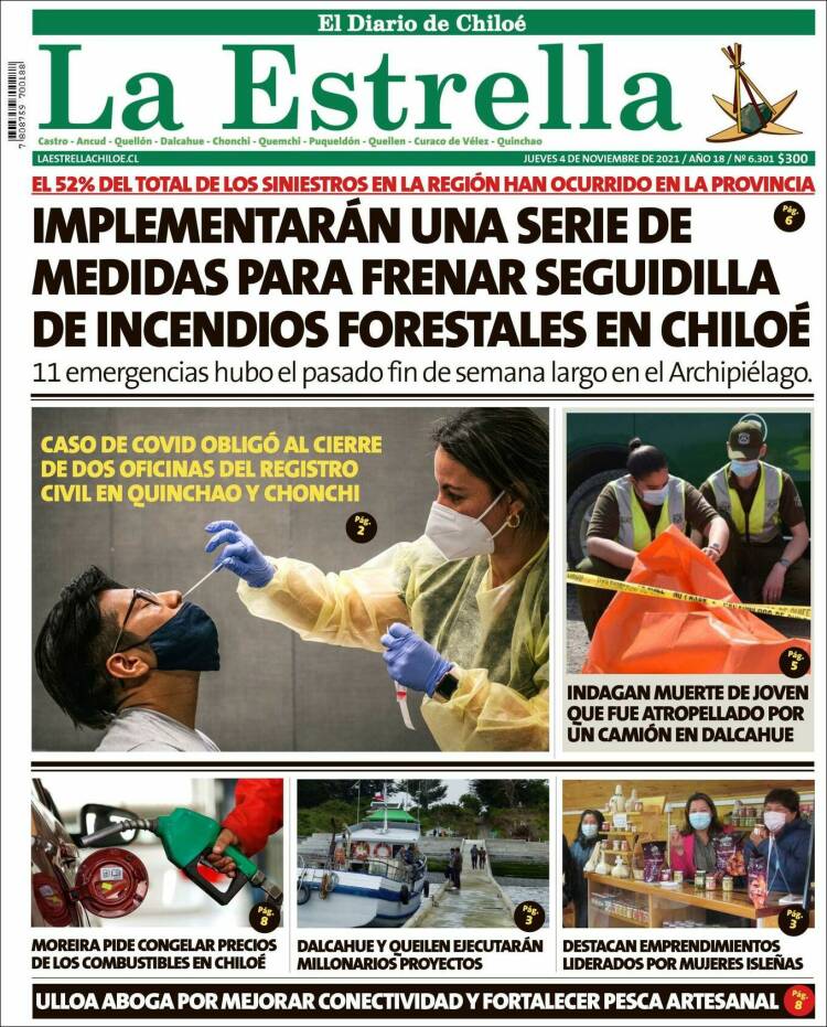 Portada de Estrella de Chiloé (Chile)