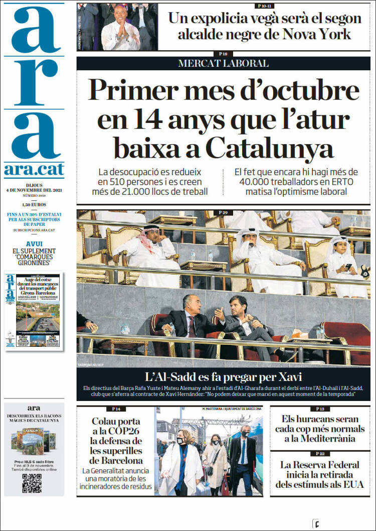 Portada de Ara (España)