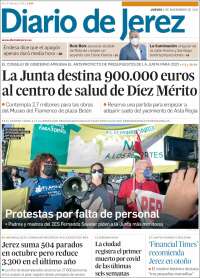 Portada de Diario de Jerez (España)