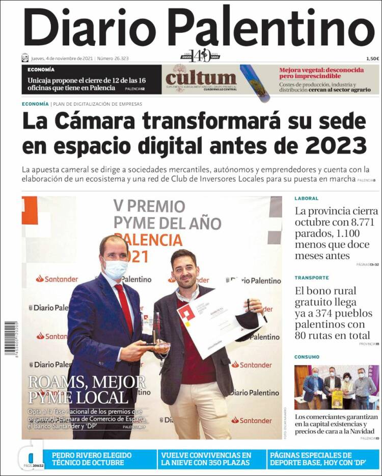 Portada de Diario Palentino (España)