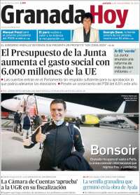 Portada de Granada Hoy (España)