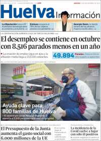 Portada de Huelva Información (España)