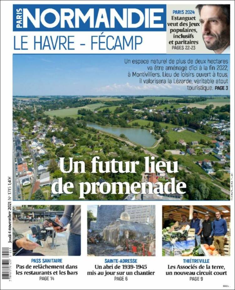 Portada de Le Havre Libre (Francia)