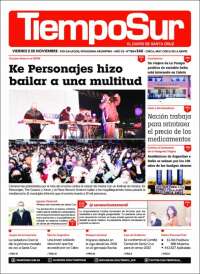 Portada de Tiempo Sur (Argentina)