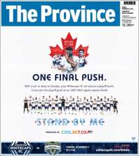 Portada de The Province (Canadá)