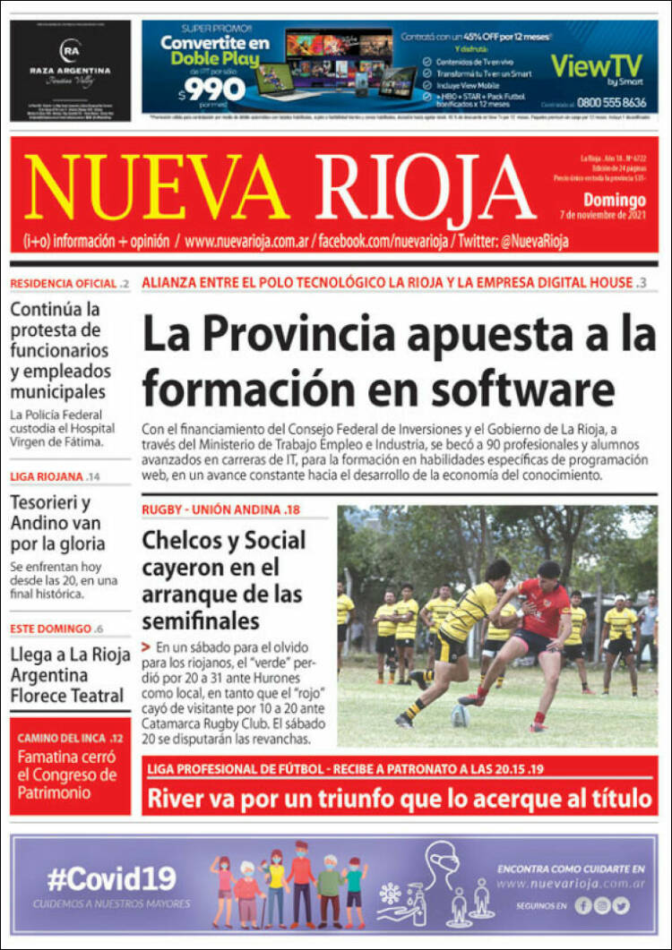 Portada de Nueva Rioja (Argentina)