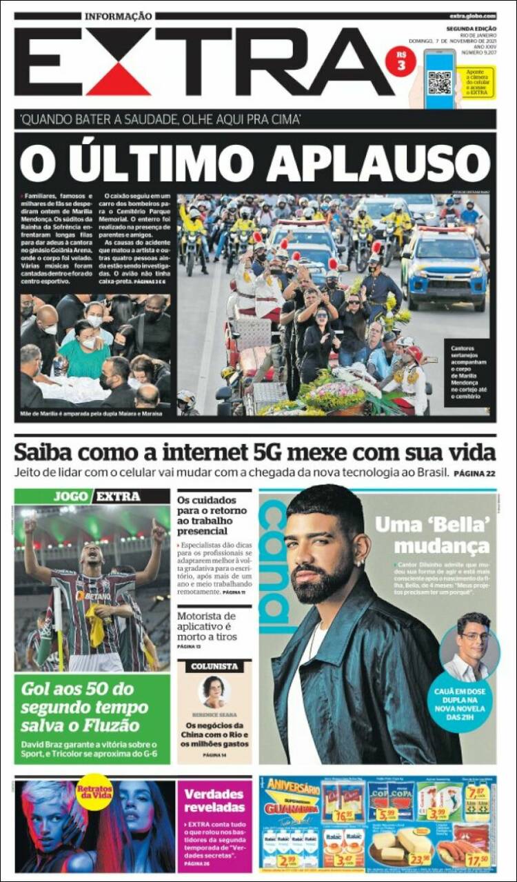 Portada de Extra (Brasil)