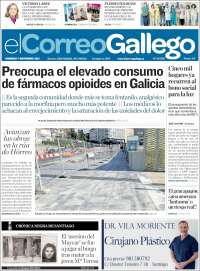 Portada de El Correo Gallego (Espa&ntilde;a)