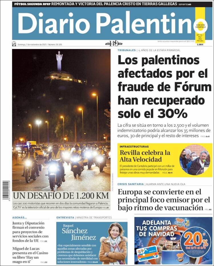 Portada de Diario Palentino (Espa&ntilde;a)