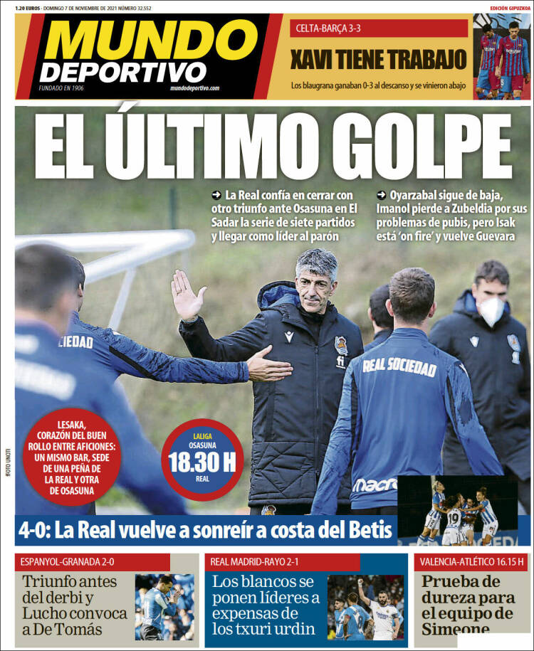 Portada de Mundo Deportivo Gipuzkoa (Espa&ntilde;a)