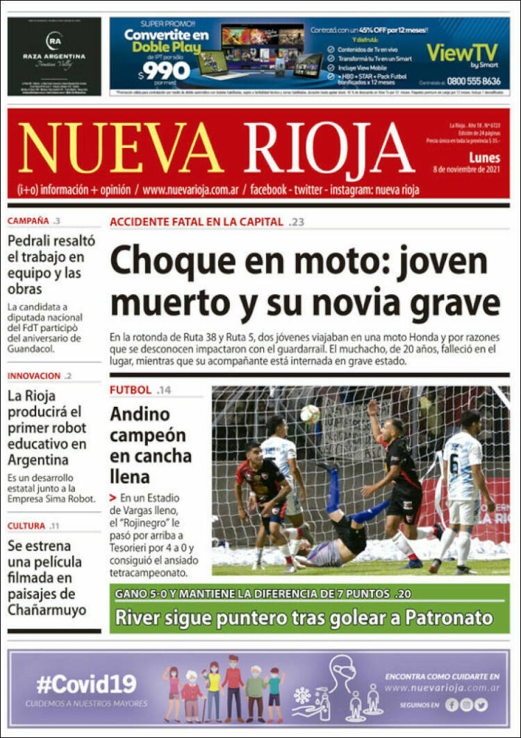 Portada de Nueva Rioja (Argentina)
