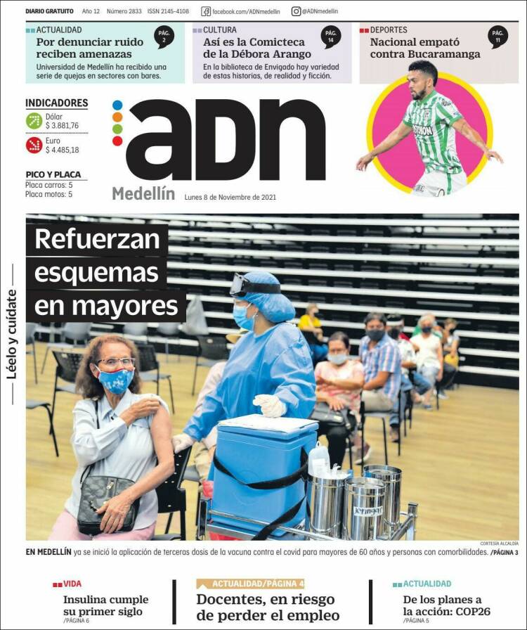 Portada de ADN - Medellín (Colombia)