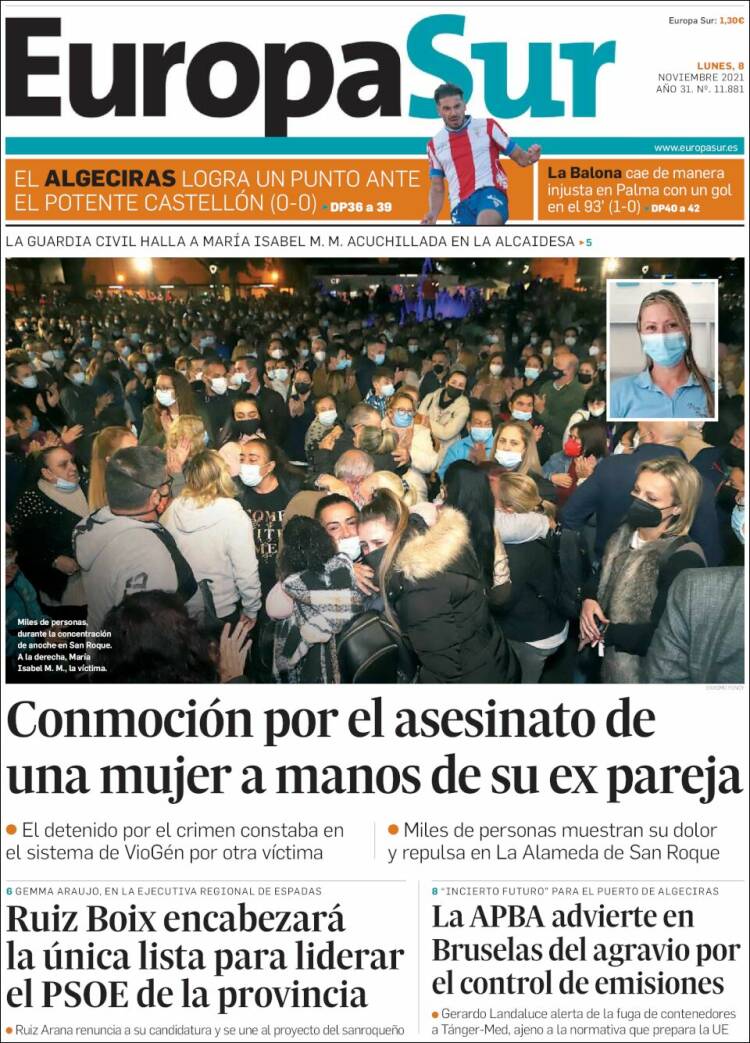 Portada de Europa Sur (Espa&ntilde;a)