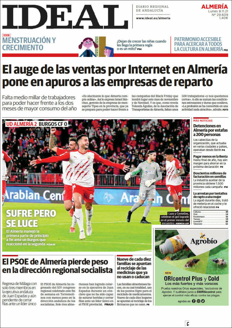 Portada de Ideal Almeria (Espa&ntilde;a)