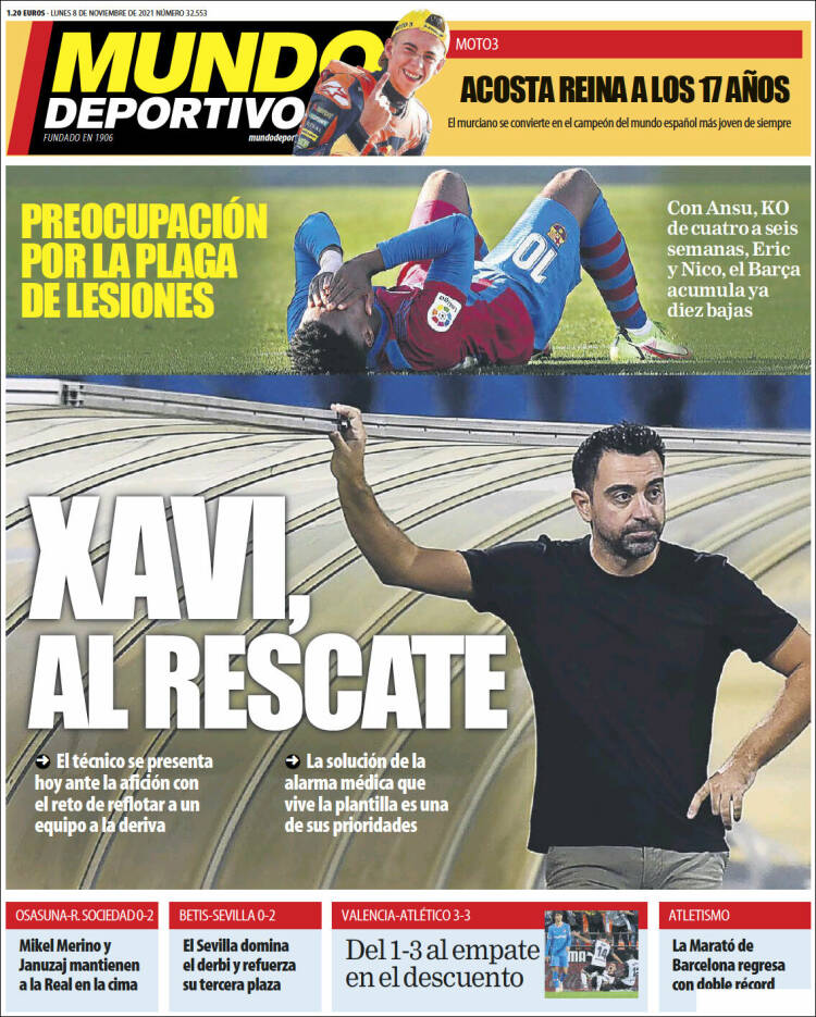 Portada de El Mundo Deportivo (Espa&ntilde;a)