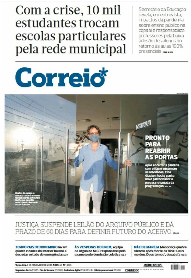 Portada de Correio* (Brasil)