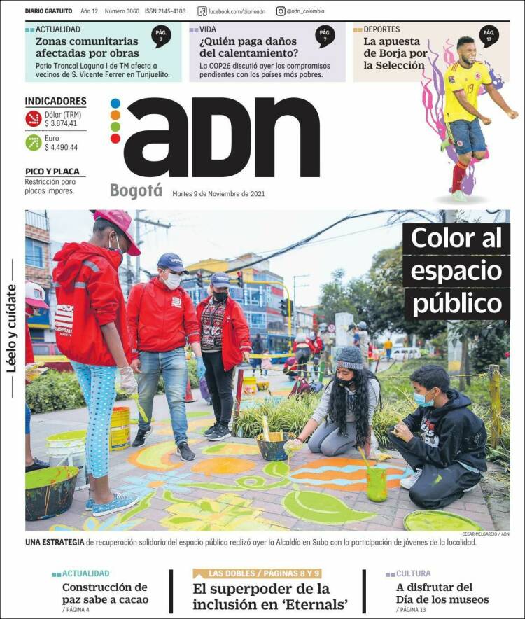 Portada de ADN - Bogotá (Colombia)