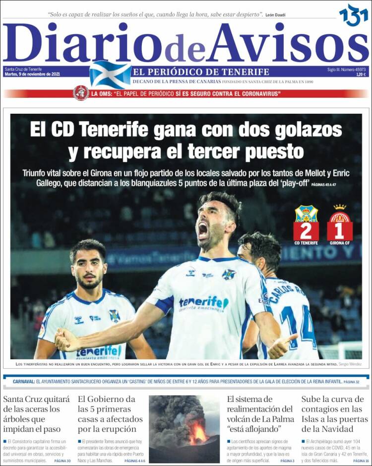 Portada de Diarios de Avisos (Espa&ntilde;a)