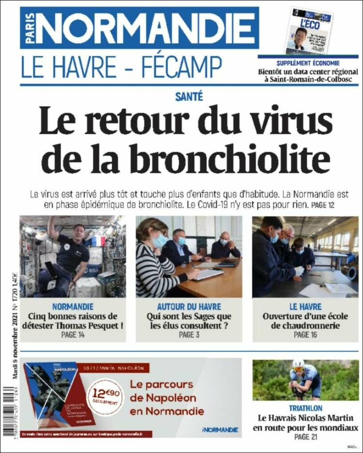 Portada de Le Havre Libre (Francia)