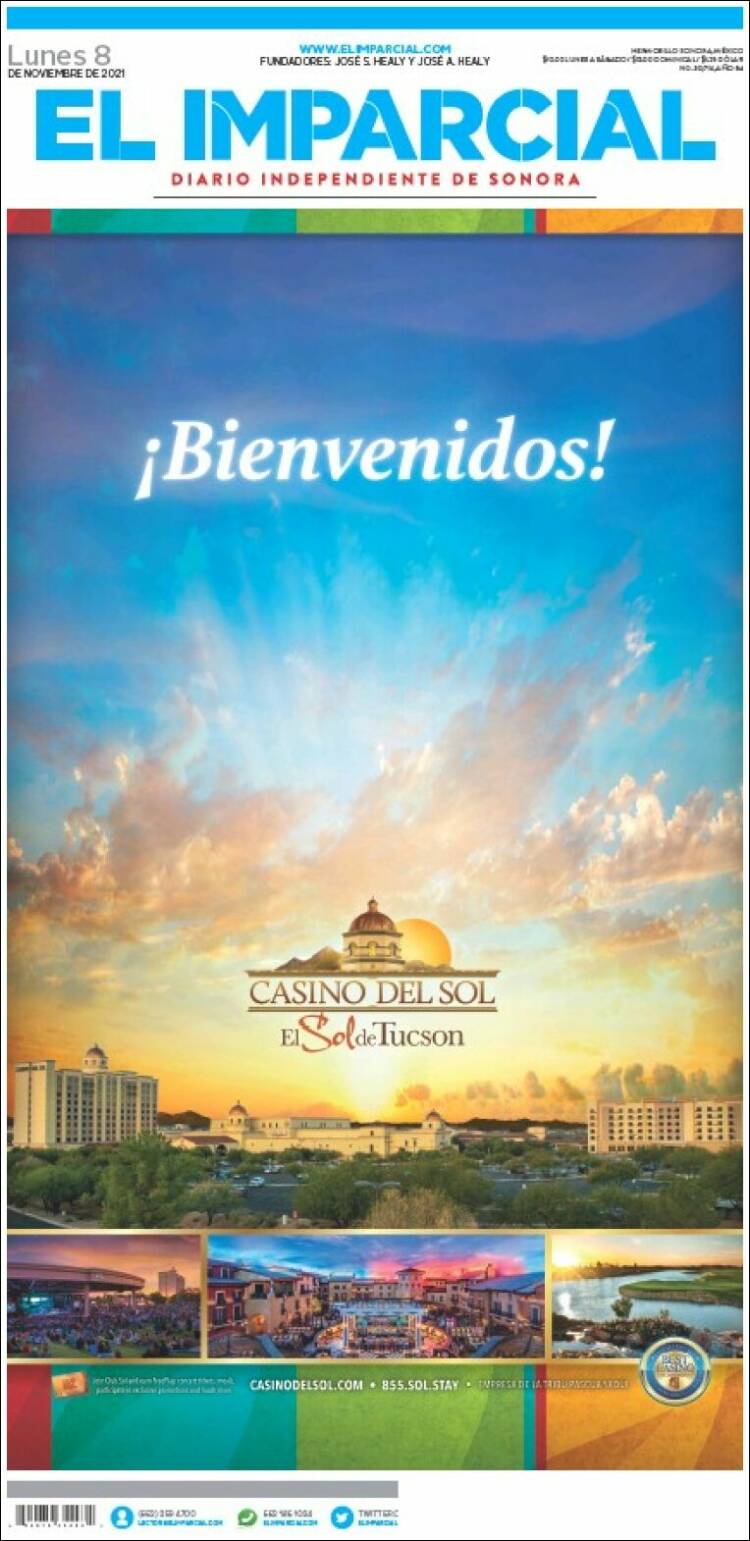 Portada de El Imparcial (México)
