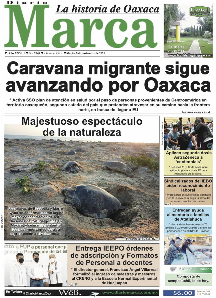 Portada de Diario Marca (México)