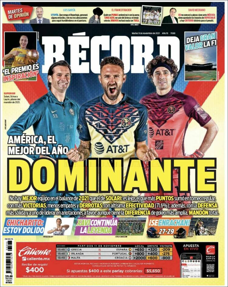 Portada de Record (México)