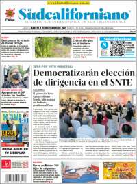 Portada de El Sudcaliforniano (México)
