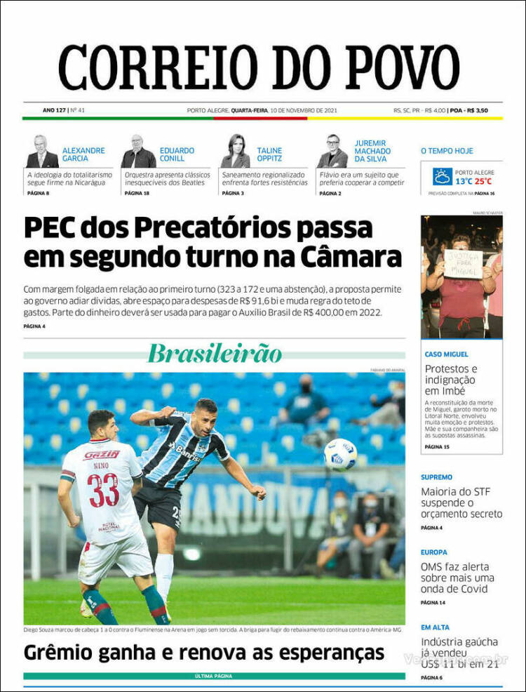 Portada de Correio Do Povo (Brasil)