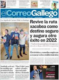 Portada de El Correo Gallego (España)