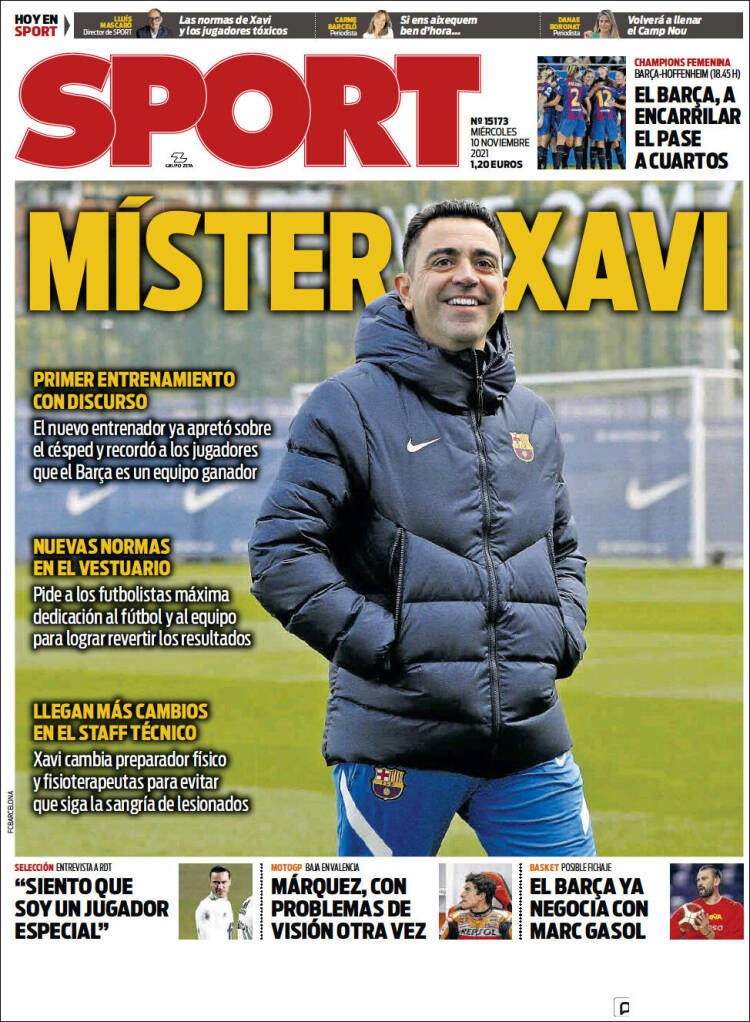 Portada de Sport (España)