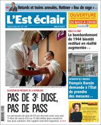 Portada de L'Est Eclair (Francia)
