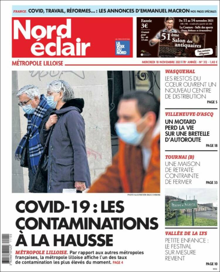 Portada de Nord Éclair (Francia)