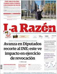 Portada de La Razón (M&eacute;xico)