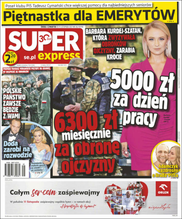 Portada de Super Express (Polonia)