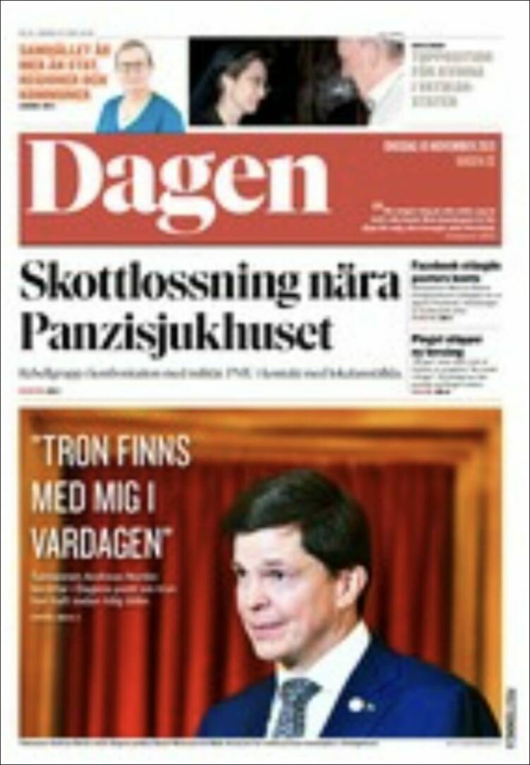 Portada de Dagen (Suecia)