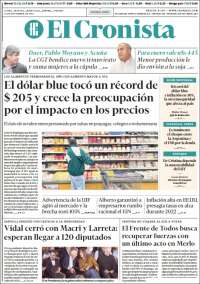 Portada de El Cronista Comercial (Argentina)