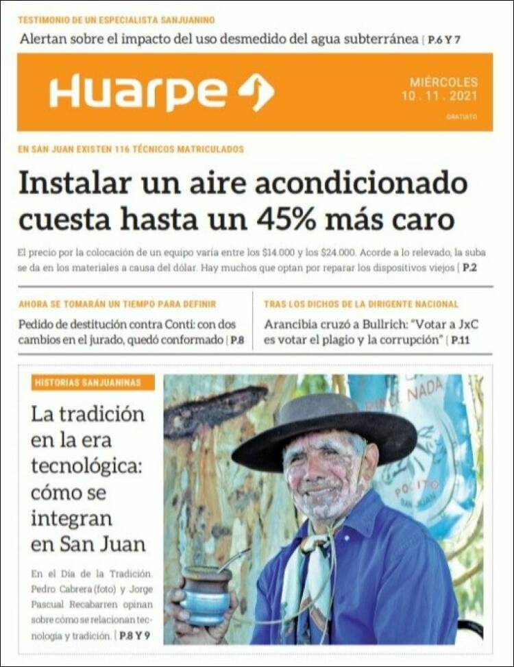 Portada de Huarpe (Argentina)
