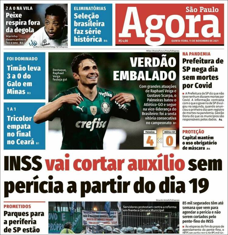 Portada de Jornal Agora (Brasil)