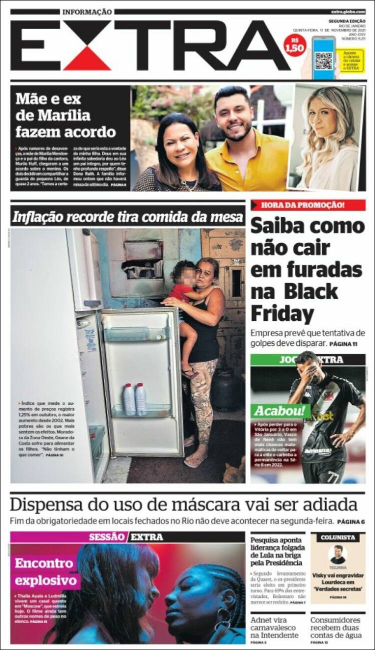 Portada de Extra (Brasil)